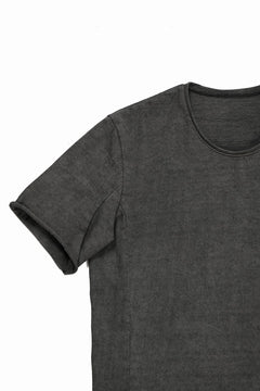 Load image into Gallery viewer, black crow x LOOM exclusive short sleeve tops / dyed medium cotton jersey (中墨)