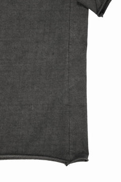 Load image into Gallery viewer, black crow x LOOM exclusive short sleeve tops / dyed medium cotton jersey (中墨)