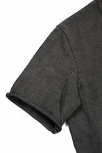 Load image into Gallery viewer, black crow x LOOM exclusive short sleeve tops / dyed medium cotton jersey (中墨)