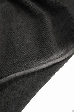 Load image into Gallery viewer, black crow x LOOM exclusive short sleeve tops / dyed medium cotton jersey (中墨)