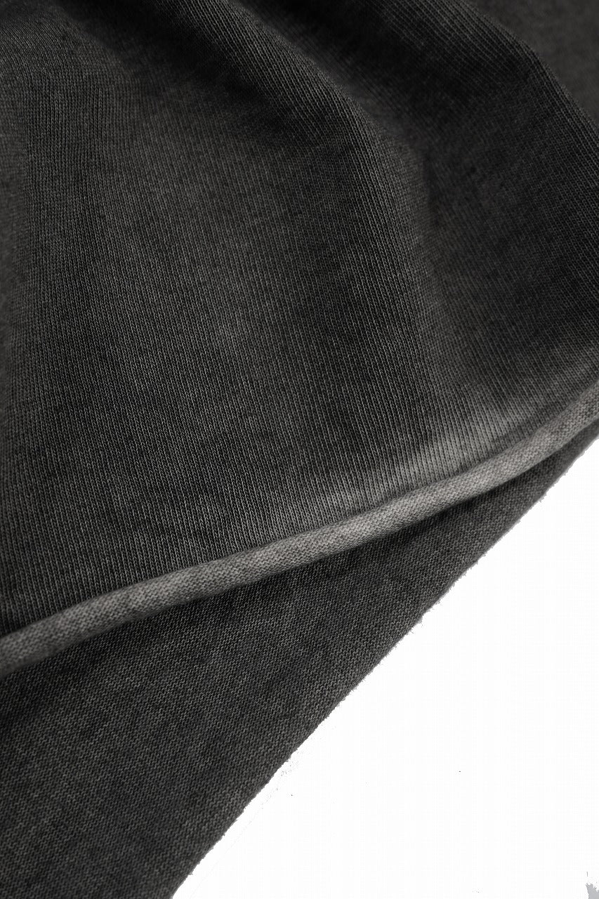 Load image into Gallery viewer, black crow x LOOM exclusive short sleeve tops / dyed medium cotton jersey (中墨)