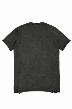 Load image into Gallery viewer, black crow x LOOM exclusive short sleeve tops / dyed medium cotton jersey (中墨)