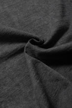 Load image into Gallery viewer, black crow x LOOM exclusive short sleeve tops / dyed medium cotton jersey (中墨)