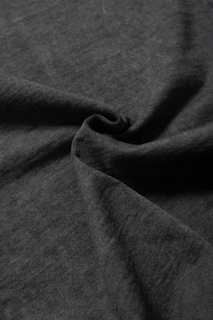 Load image into Gallery viewer, black crow x LOOM exclusive short sleeve tops / dyed medium cotton jersey (中墨)