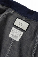 画像をギャラリービューアに読み込む, FULLCOUNT x N/07 exclusive COVER ALL JACKET / 10.5oz Zimbabwe Denim (INDIGO BLUE / ONE WASHED)