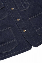 画像をギャラリービューアに読み込む, FULLCOUNT x N/07 exclusive COVER ALL JACKET / 10.5oz Zimbabwe Denim (INDIGO BLUE / ONE WASHED)