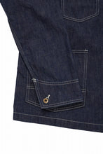 画像をギャラリービューアに読み込む, FULLCOUNT x N/07 exclusive COVER ALL JACKET / 10.5oz Zimbabwe Denim (INDIGO BLUE / ONE WASHED)
