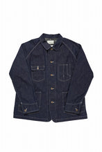 画像をギャラリービューアに読み込む, FULLCOUNT x N/07 exclusive COVER ALL JACKET / 10.5oz Zimbabwe Denim (INDIGO BLUE / ONE WASHED)