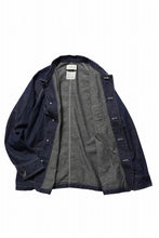画像をギャラリービューアに読み込む, FULLCOUNT x N/07 exclusive COVER ALL JACKET / 10.5oz Zimbabwe Denim (INDIGO BLUE / ONE WASHED)