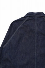 画像をギャラリービューアに読み込む, FULLCOUNT x N/07 exclusive COVER ALL JACKET / 10.5oz Zimbabwe Denim (INDIGO BLUE / ONE WASHED)