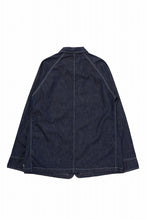 画像をギャラリービューアに読み込む, FULLCOUNT x N/07 exclusive COVER ALL JACKET / 10.5oz Zimbabwe Denim (INDIGO BLUE / ONE WASHED)