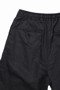 Load image into Gallery viewer, sus-sous wide shorts / cotton linen twill hard finish (CHARCOAL)