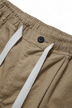 Load image into Gallery viewer, sus-sous wide shorts / cotton linen twill hard finish (BEIGE)