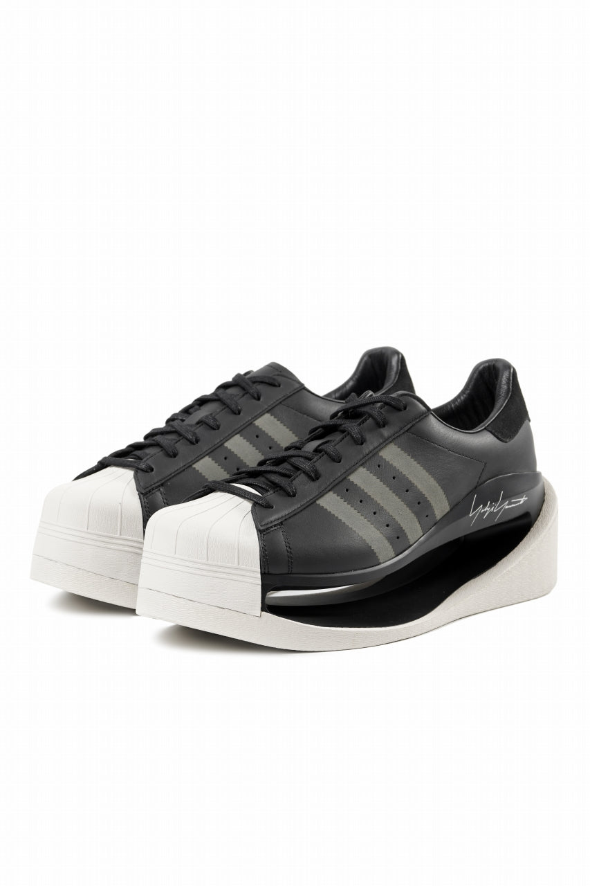 画像をギャラリービューアに読み込む, Y-3 Yohji Yamamoto GENDO SUPER STAR (BLACK×CARBON DUST×CHAPEA)