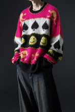 画像をギャラリービューアに読み込む, ISABEL BENENATO Wool Jacquarrd Intarsia Knit Jumper (MIX)