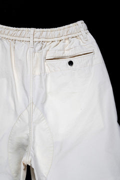Load image into Gallery viewer, sus-sous cargo shorts / organic cotton silk nepped weather (WHITE)