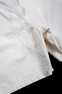 Load image into Gallery viewer, sus-sous cargo shorts / organic cotton silk nepped weather (WHITE)