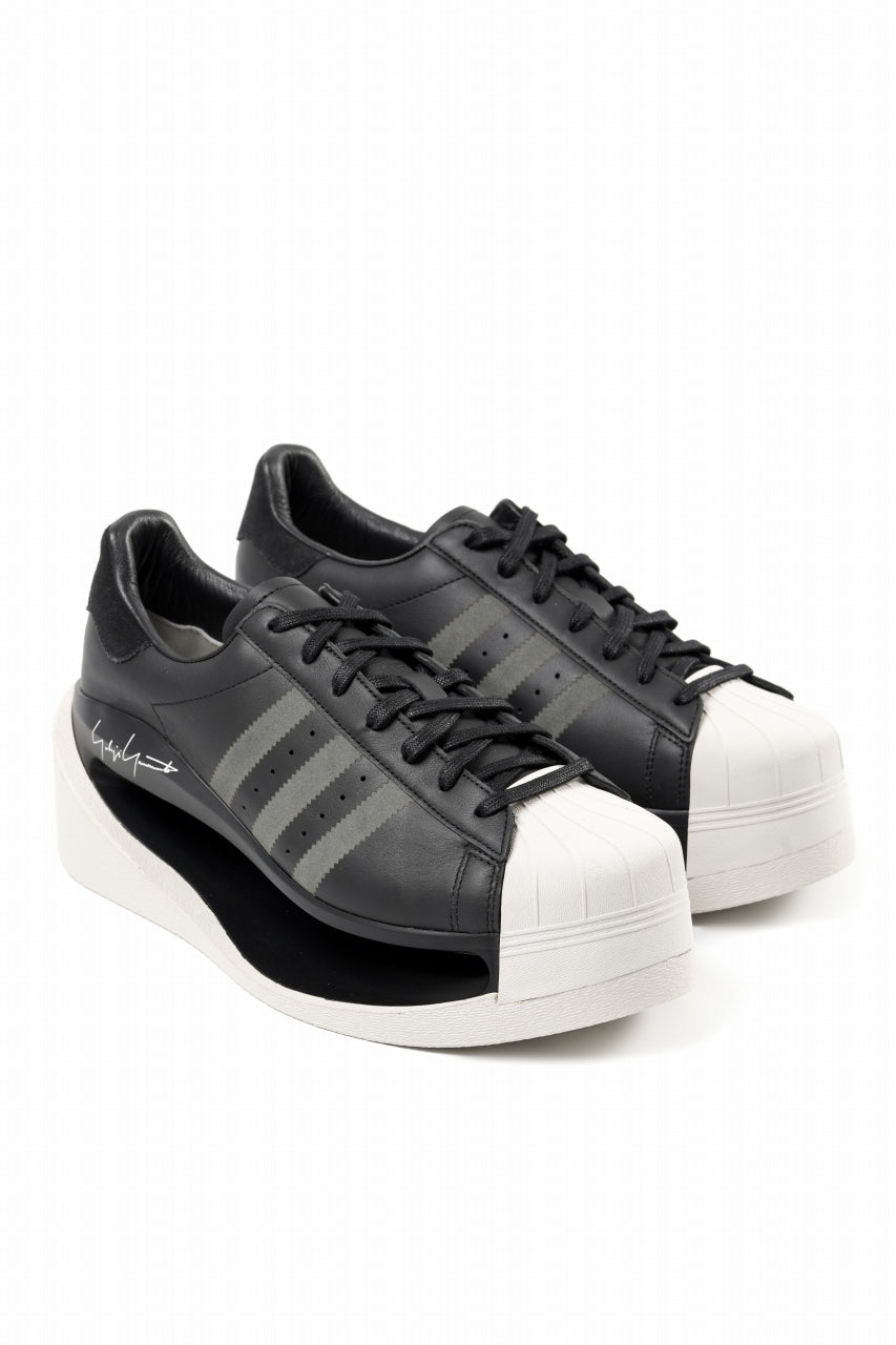 画像をギャラリービューアに読み込む, Y-3 Yohji Yamamoto GENDO SUPER STAR (BLACK×CARBON DUST×CHAPEA)