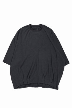 画像をギャラリービューアに読み込む, A.F ARTEFACT DOLMAN LOOSEY T-SHIRT  / WAFFLE KNIT JERSEY (CHARCOAL)