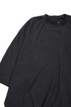 画像をギャラリービューアに読み込む, A.F ARTEFACT DOLMAN LOOSEY T-SHIRT  / WAFFLE KNIT JERSEY (CHARCOAL)