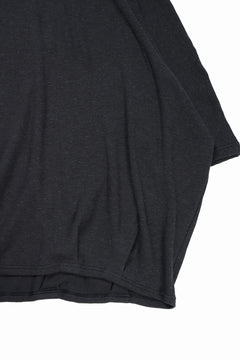 画像をギャラリービューアに読み込む, A.F ARTEFACT DOLMAN LOOSEY T-SHIRT  / WAFFLE KNIT JERSEY (CHARCOAL)
