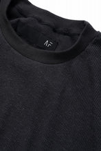 画像をギャラリービューアに読み込む, A.F ARTEFACT DOLMAN LOOSEY T-SHIRT  / WAFFLE KNIT JERSEY (CHARCOAL)