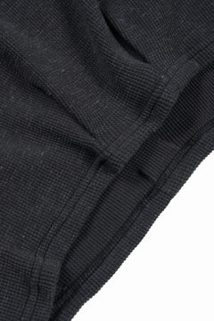 画像をギャラリービューアに読み込む, A.F ARTEFACT DOLMAN LOOSEY T-SHIRT  / WAFFLE KNIT JERSEY (CHARCOAL)