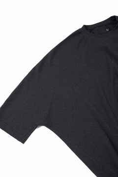 画像をギャラリービューアに読み込む, A.F ARTEFACT DOLMAN LOOSEY T-SHIRT  / WAFFLE KNIT JERSEY (CHARCOAL)