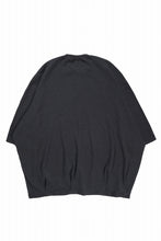画像をギャラリービューアに読み込む, A.F ARTEFACT DOLMAN LOOSEY T-SHIRT  / WAFFLE KNIT JERSEY (CHARCOAL)