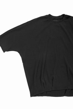 画像をギャラリービューアに読み込む, A.F ARTEFACT DOLMAN LOOSEY T-SHIRT  / WAFFLE KNIT JERSEY (BLACK)
