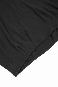 画像をギャラリービューアに読み込む, A.F ARTEFACT DOLMAN LOOSEY T-SHIRT  / WAFFLE KNIT JERSEY (BLACK)