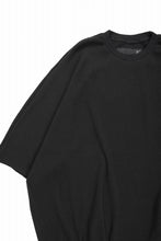 画像をギャラリービューアに読み込む, A.F ARTEFACT DOLMAN LOOSEY T-SHIRT  / WAFFLE KNIT JERSEY (BLACK)