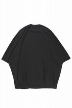 画像をギャラリービューアに読み込む, A.F ARTEFACT DOLMAN LOOSEY T-SHIRT  / WAFFLE KNIT JERSEY (BLACK)