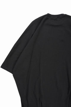 画像をギャラリービューアに読み込む, A.F ARTEFACT DOLMAN LOOSEY T-SHIRT  / WAFFLE KNIT JERSEY (BLACK)