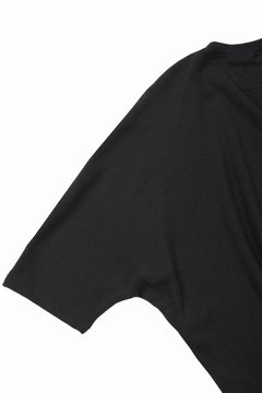 画像をギャラリービューアに読み込む, A.F ARTEFACT DOLMAN LOOSEY T-SHIRT  / WAFFLE KNIT JERSEY (BLACK)