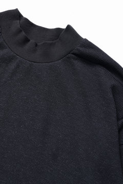 画像をギャラリービューアに読み込む, A.F ARTEFACT JUMBO T-SHIRT  / WAFFLE KNIT JERSEY (CHARCOAL)