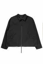 Load image into Gallery viewer, Professor.E DRAWSTRING COACH JACKET (BLACK)