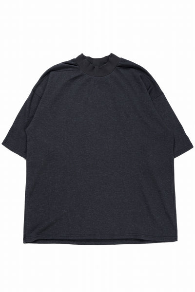 A.F ARTEFACT JUMBO T-SHIRT / WAFFLE KNIT JERSEY (CHARCOAL)