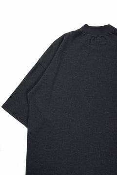 画像をギャラリービューアに読み込む, A.F ARTEFACT JUMBO T-SHIRT  / WAFFLE KNIT JERSEY (CHARCOAL)