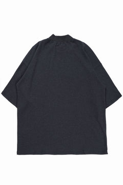 画像をギャラリービューアに読み込む, A.F ARTEFACT JUMBO T-SHIRT  / WAFFLE KNIT JERSEY (CHARCOAL)