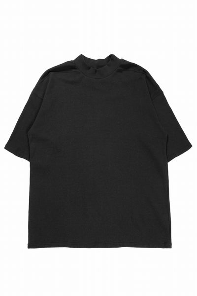 A.F ARTEFACT JUMBO T-SHIRT / WAFFLE KNIT JERSEY (BLACK)