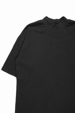 画像をギャラリービューアに読み込む, A.F ARTEFACT JUMBO T-SHIRT  / WAFFLE KNIT JERSEY (BLACK)