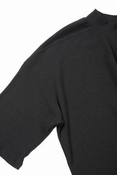 画像をギャラリービューアに読み込む, A.F ARTEFACT JUMBO T-SHIRT  / WAFFLE KNIT JERSEY (BLACK)