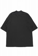 画像をギャラリービューアに読み込む, A.F ARTEFACT JUMBO T-SHIRT  / WAFFLE KNIT JERSEY (BLACK)