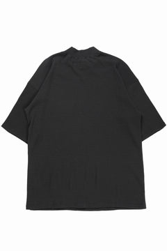 画像をギャラリービューアに読み込む, A.F ARTEFACT JUMBO T-SHIRT  / WAFFLE KNIT JERSEY (BLACK)