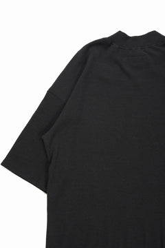 画像をギャラリービューアに読み込む, A.F ARTEFACT JUMBO T-SHIRT  / WAFFLE KNIT JERSEY (BLACK)