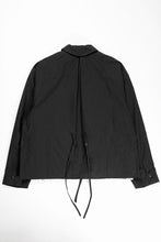 Load image into Gallery viewer, Professor.E DRAWSTRING COACH JACKET (BLACK)