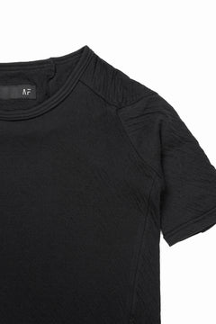 画像をギャラリービューアに読み込む, A.F ARTEFACT MULTI PANEL SLIMFIT T-SHIRT / SOFT DOUBLEFACE (BLACK)