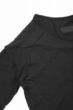 画像をギャラリービューアに読み込む, A.F ARTEFACT MULTI PANEL SLIMFIT T-SHIRT / SOFT DOUBLEFACE (BLACK)