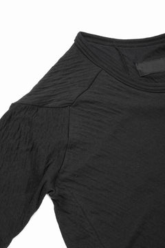 画像をギャラリービューアに読み込む, A.F ARTEFACT MULTI PANEL SLIMFIT T-SHIRT / SOFT DOUBLEFACE (BLACK)